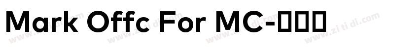 Mark Offc For MC字体转换